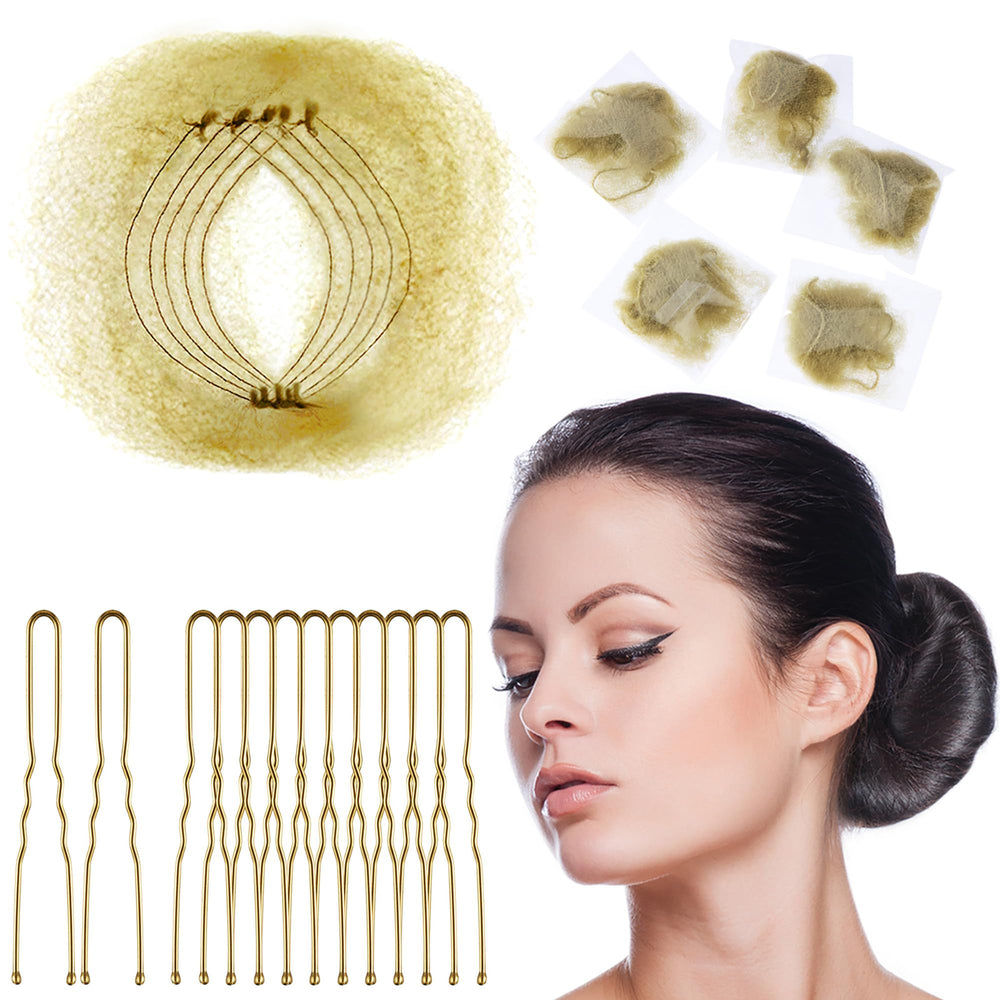 Zonon bun hair net with light linen finish for quick, secure updos.