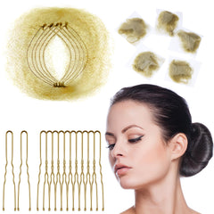 Zonon bun hair net with light linen finish for quick, secure updos.