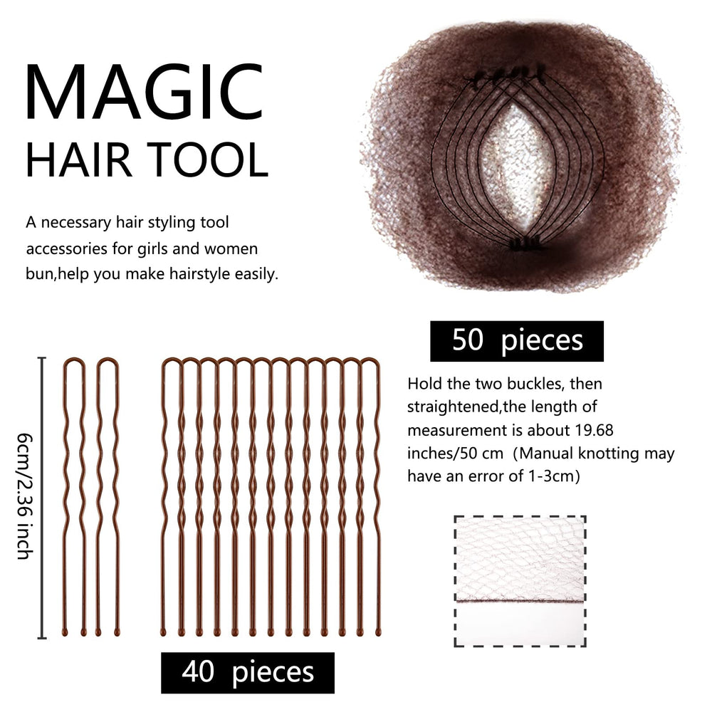 Close-up of Zonon bun hair net nylon elastic lace providing gentle hold.