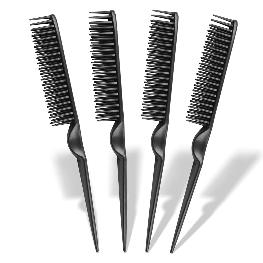 Zoolinn 3-Row Rat Tail Styling Comb Set for easy detangling and smooth hair.