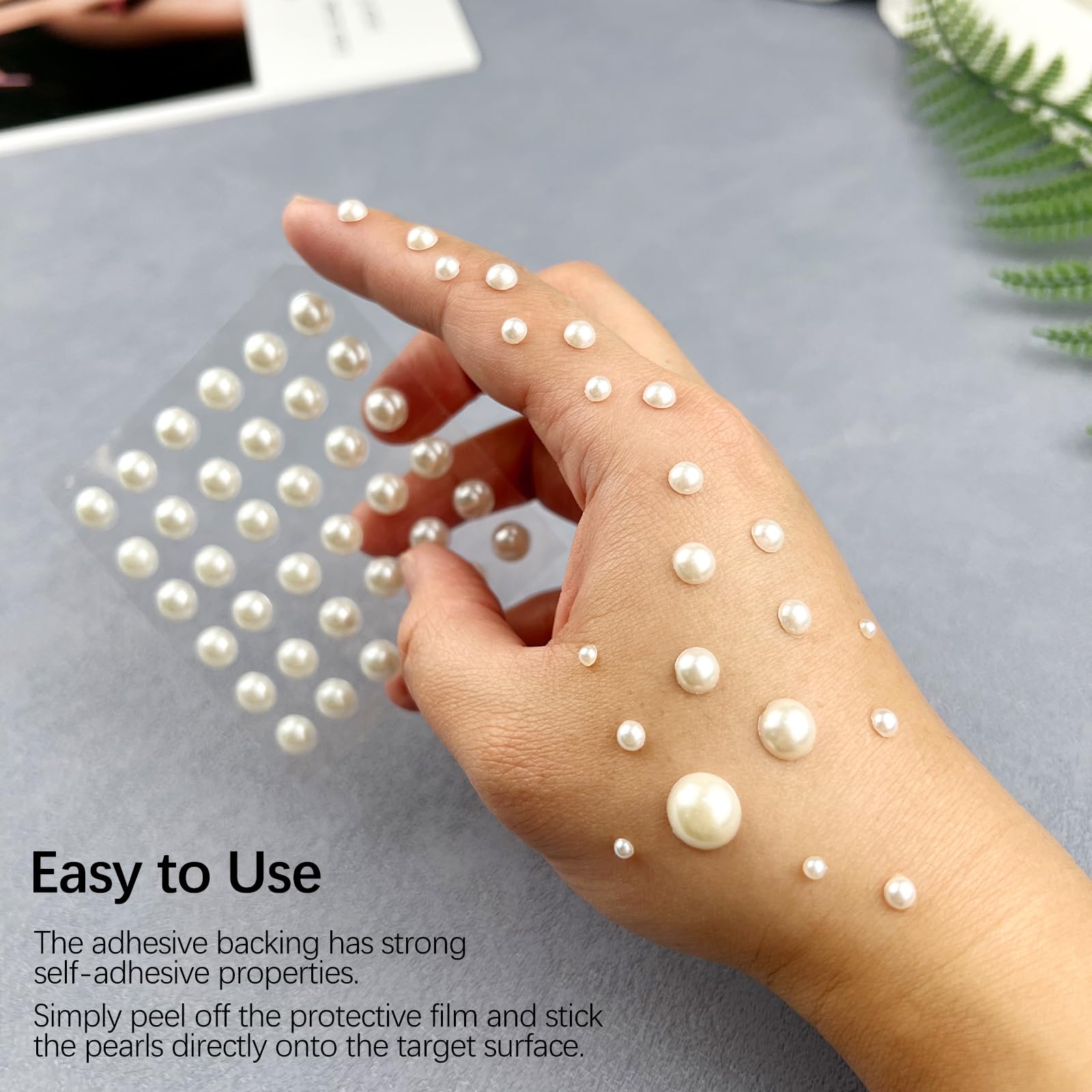 Perlas de 6mm Zoolinn para accesorios de cabello y detalles faciales