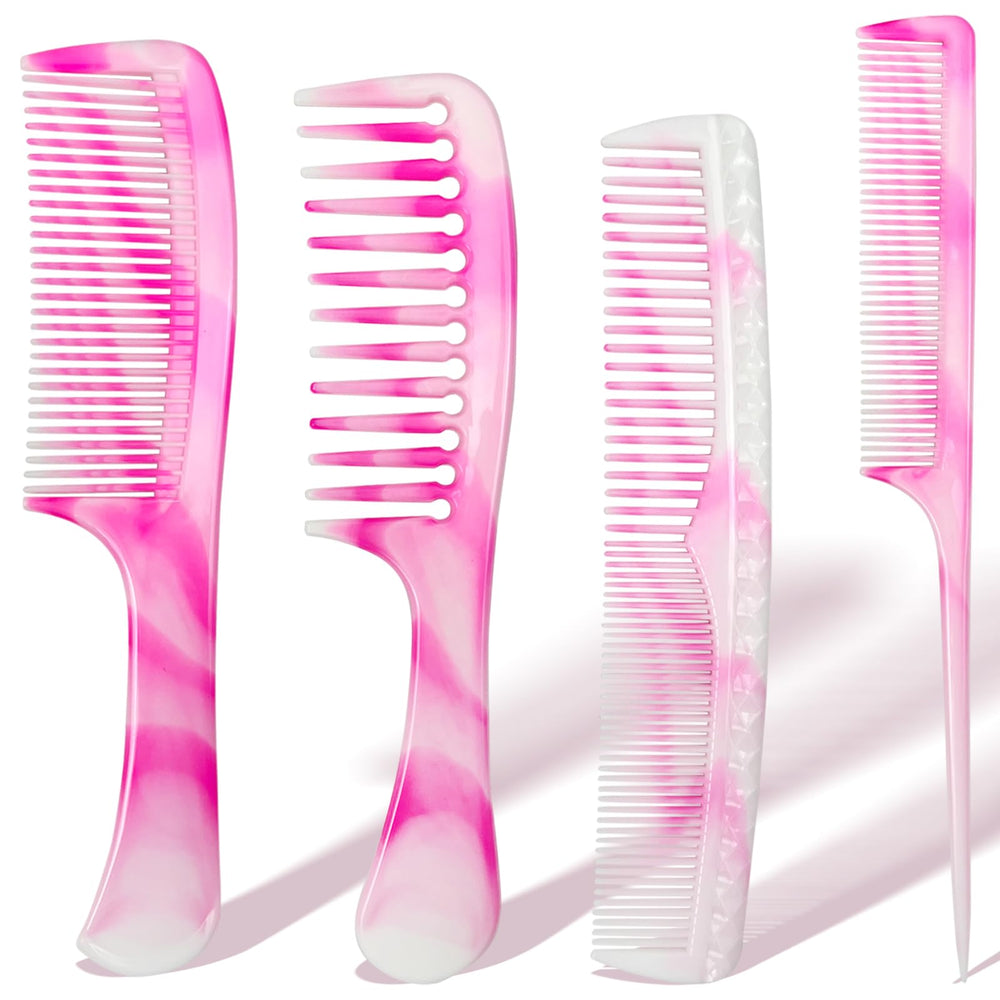 Zoolinn rat tail comb pink for precise sectioning and styling.