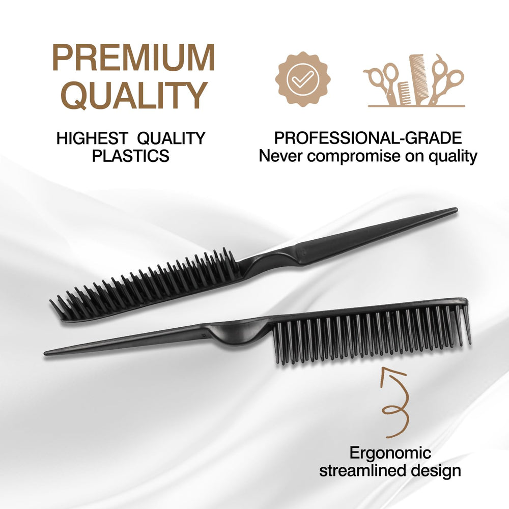 Zoolinn rat-tail handle aids precise sectioning and styling.