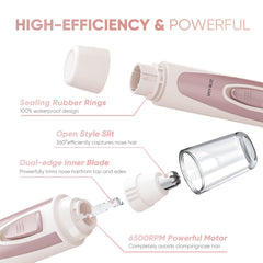 ZORAMI compact handle offers travel-friendly grooming on the go.