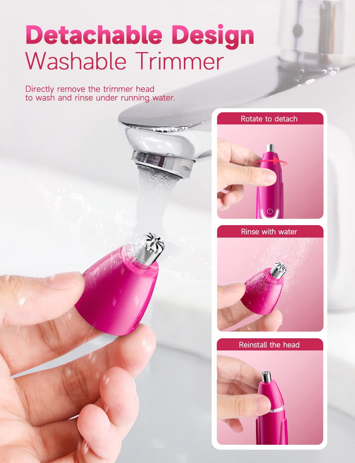 ZORAMI Compact travel design fits neatly in your grooming kit.