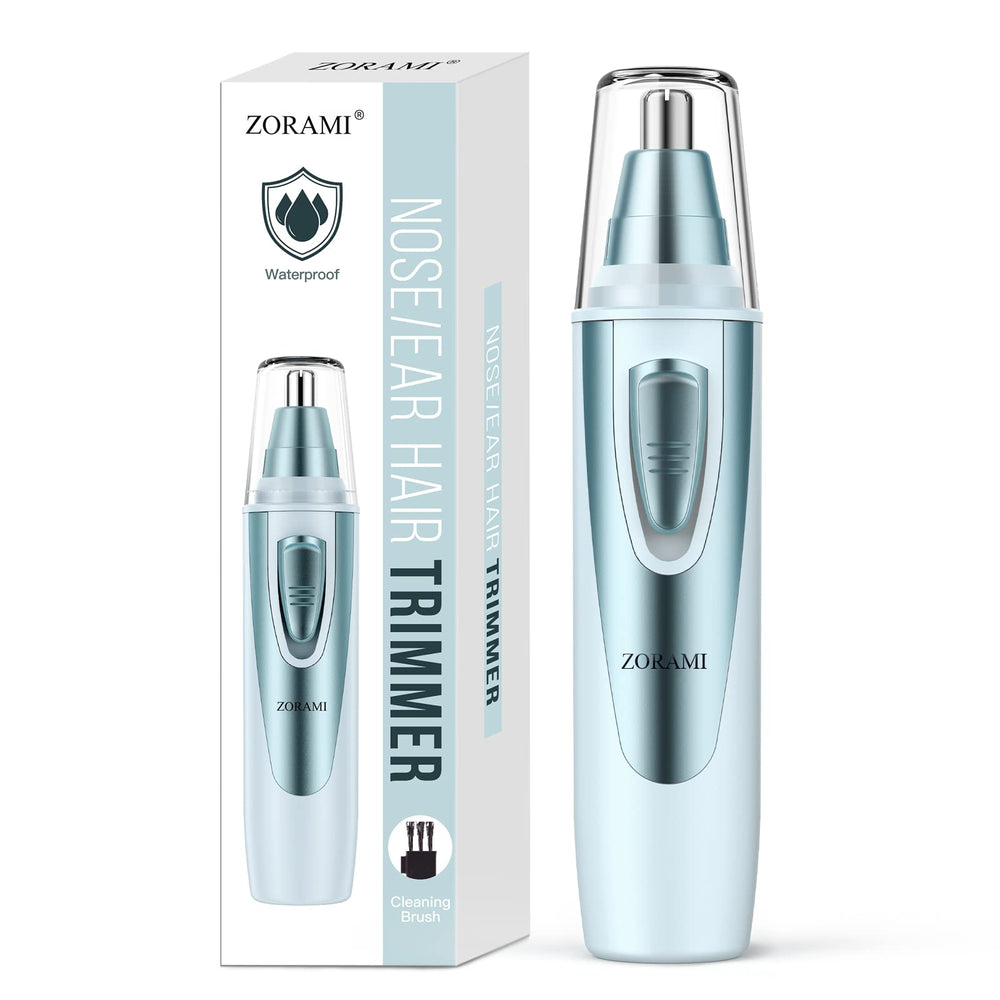 ZORAMI ear-nose-trimmer blue for quick, precise grooming at home