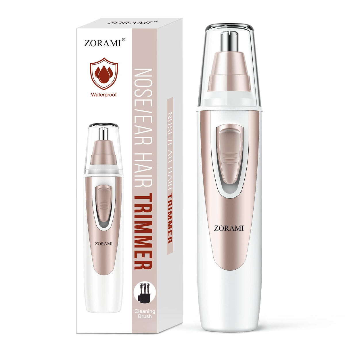 ZORAMI ear and nose trimmer front view for convenient at-home grooming.