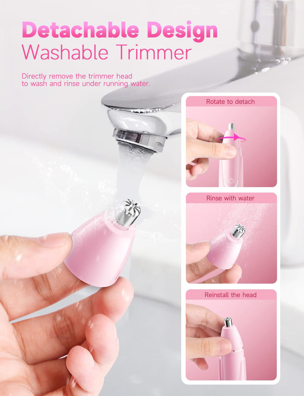 ZORAMI ergonomic travel design ideal for daily on-the-go grooming.