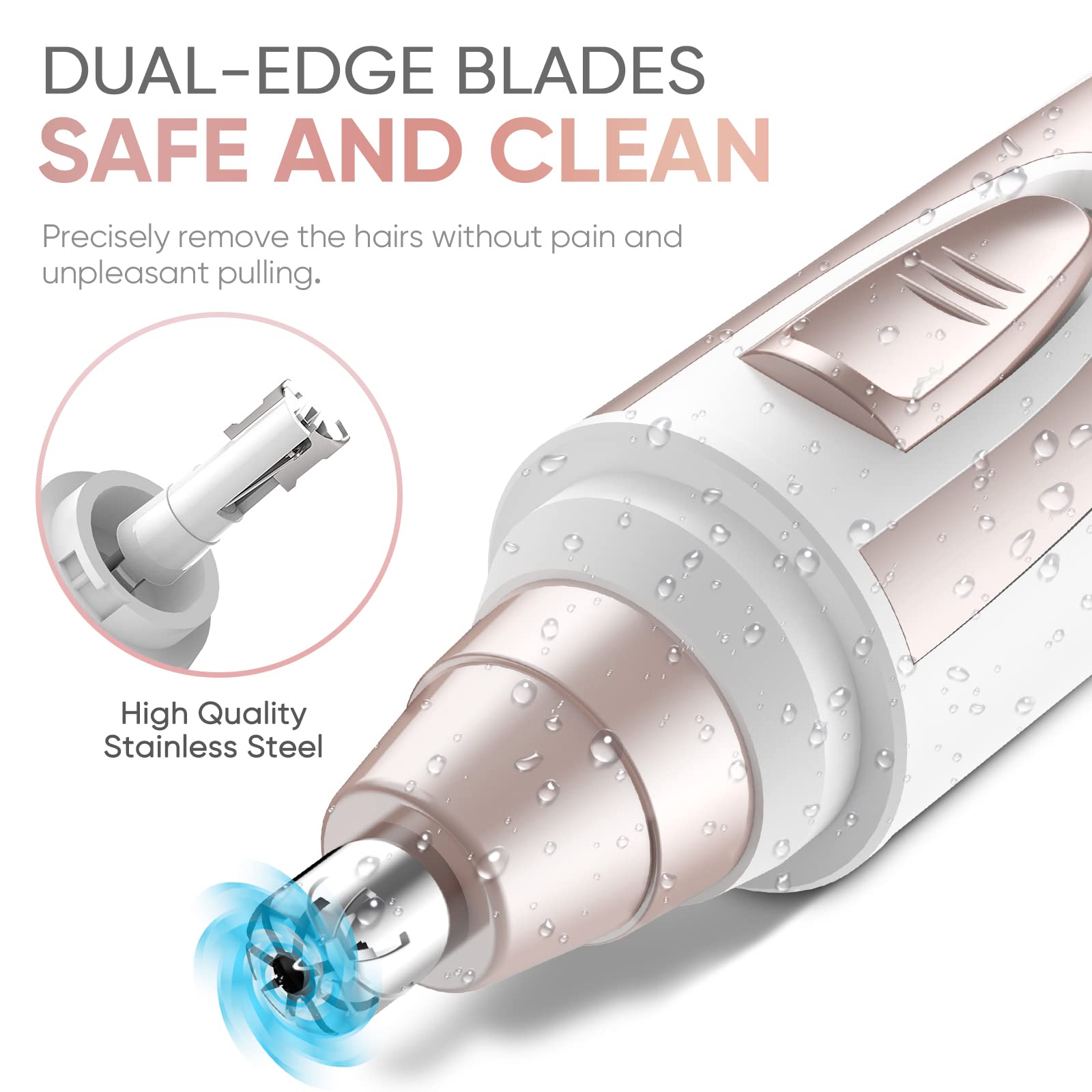 ZORAMI IPX7 waterproof design for easy cleaning in wet environments.