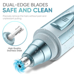 ZORAMI IPX7 waterproof trimmer for easy cleaning and shower use