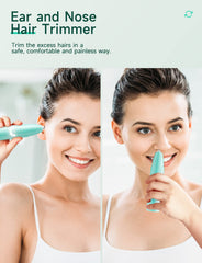 ZORAMI dual-edge blades deliver precise trimming for nose and eyebrows