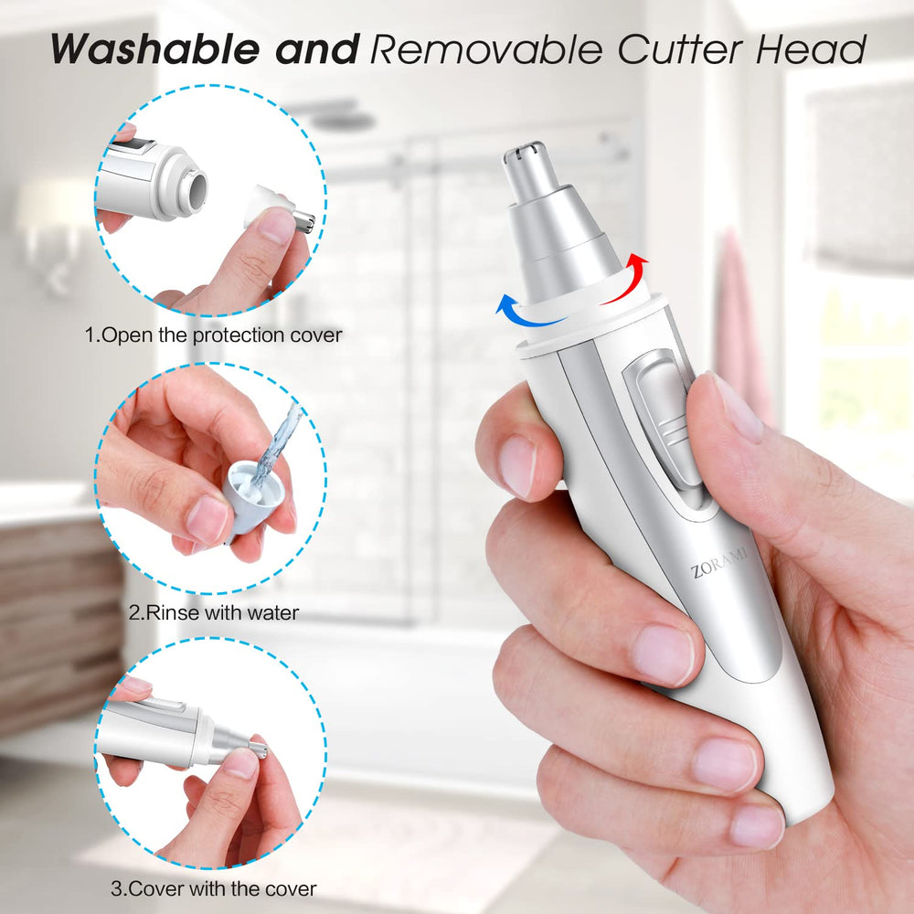 ZORAMI removable-cleaning head facilitates easy maintenance and care.