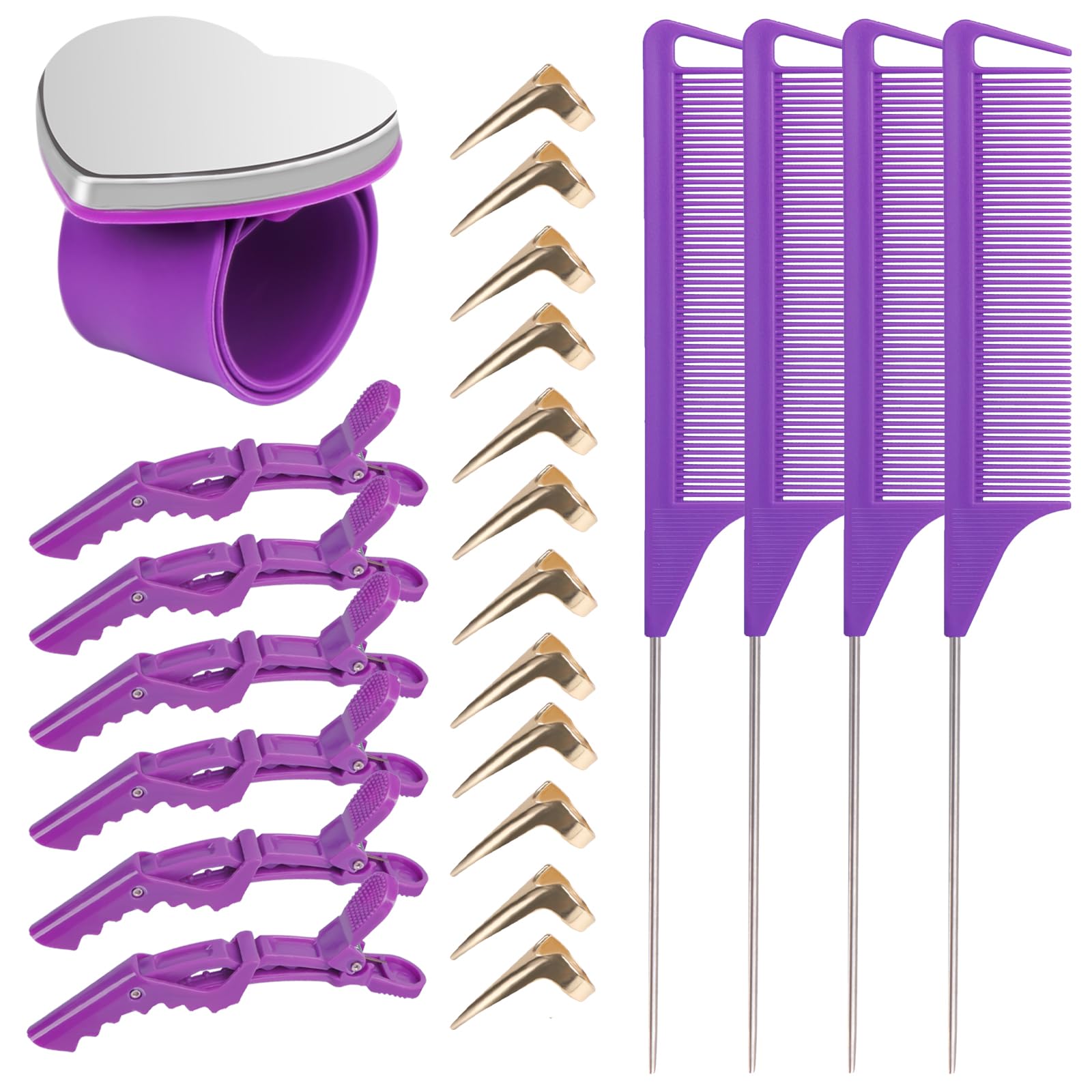 zorliton: anillos de selección para cabello para una distribución precisa