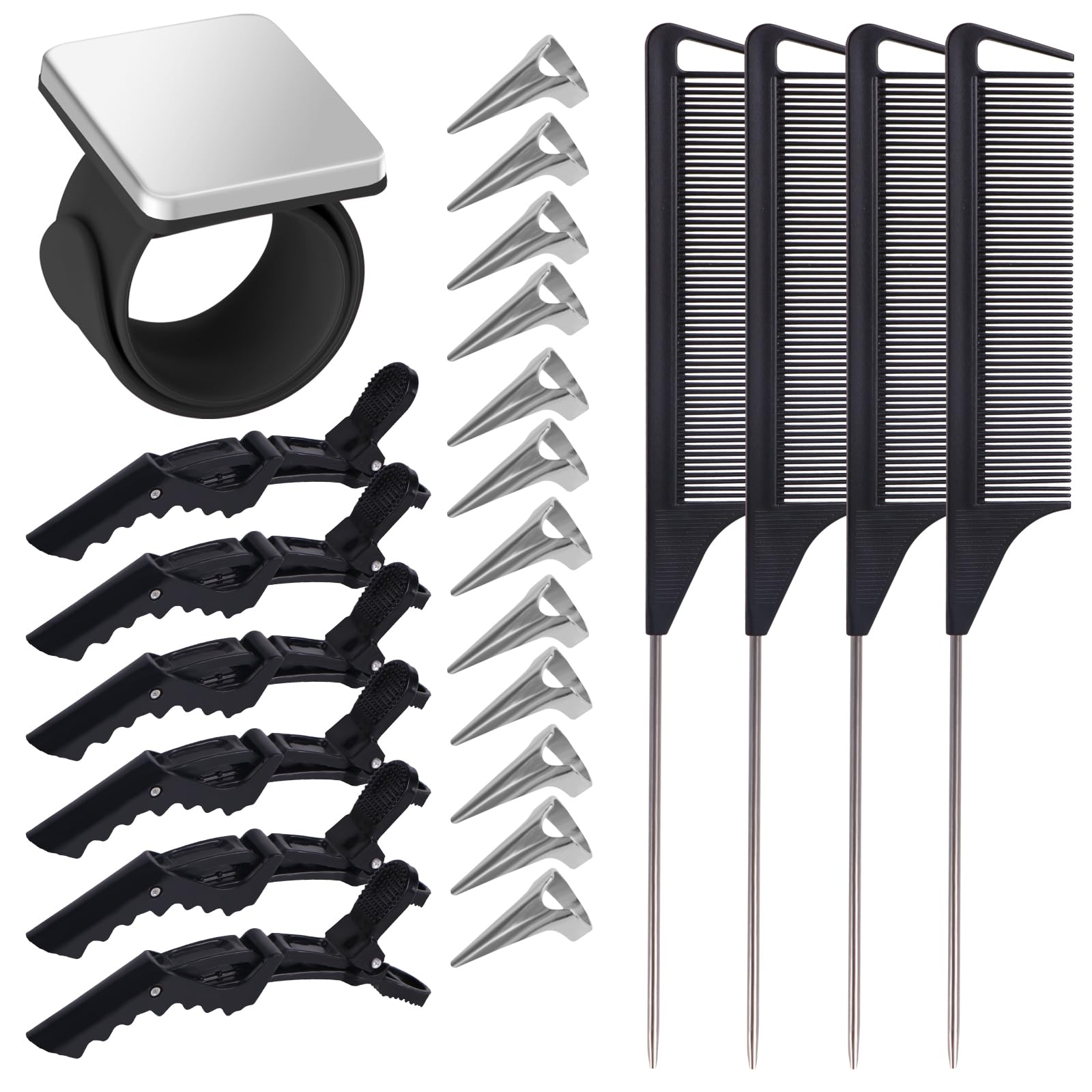 Zorliton set de herramientas para trenzar, 23 piezas, ideal para peinados consistentes.
