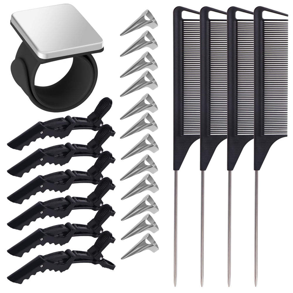 Zorliton set de herramientas para trenzar, 23 piezas, ideal para peinados consistentes.