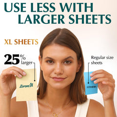 Dispenser-dispensed blotting sheet from compact demonstrates quick usage