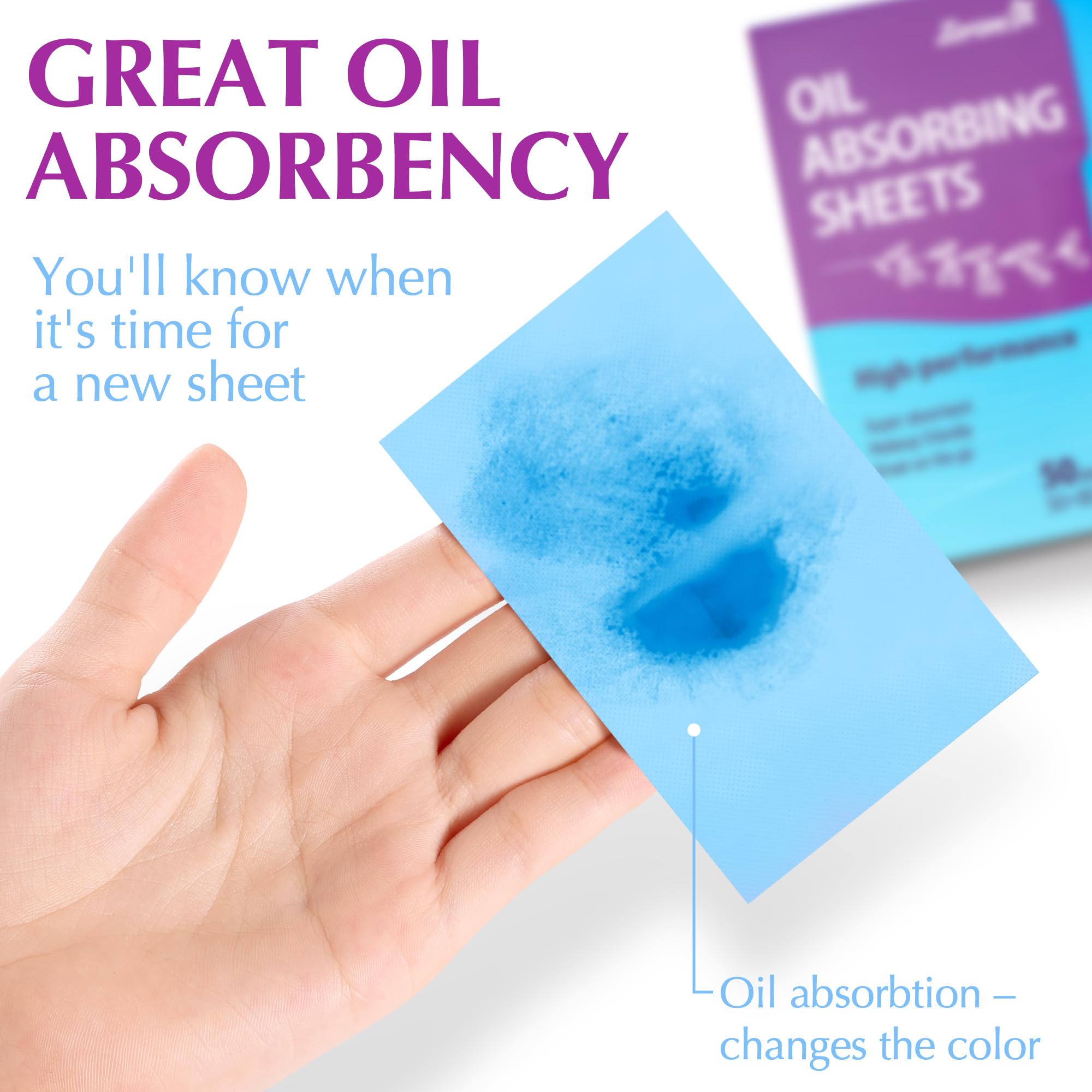 ZOROM'S matte-finish sheets help control shine on oily skin.