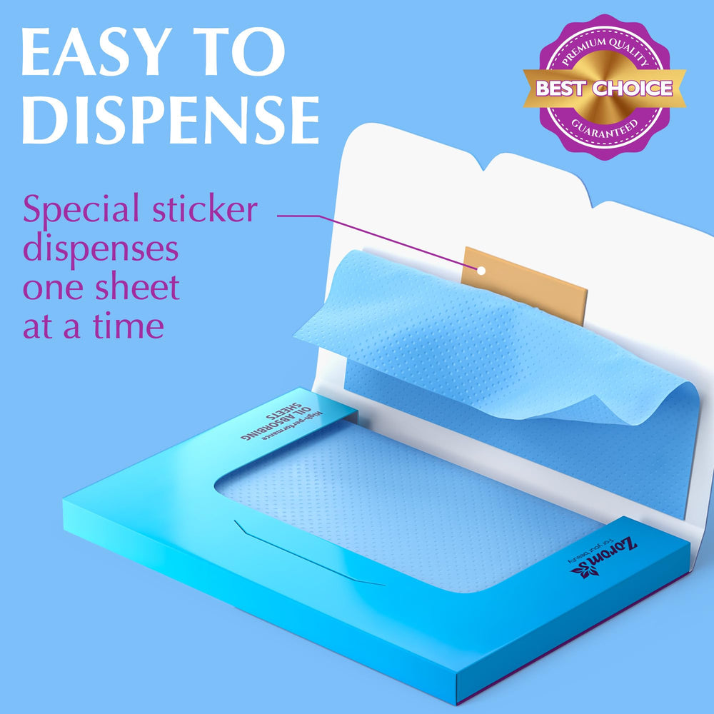 Soft, durable blotting paper from ZOROM'S without tearing.