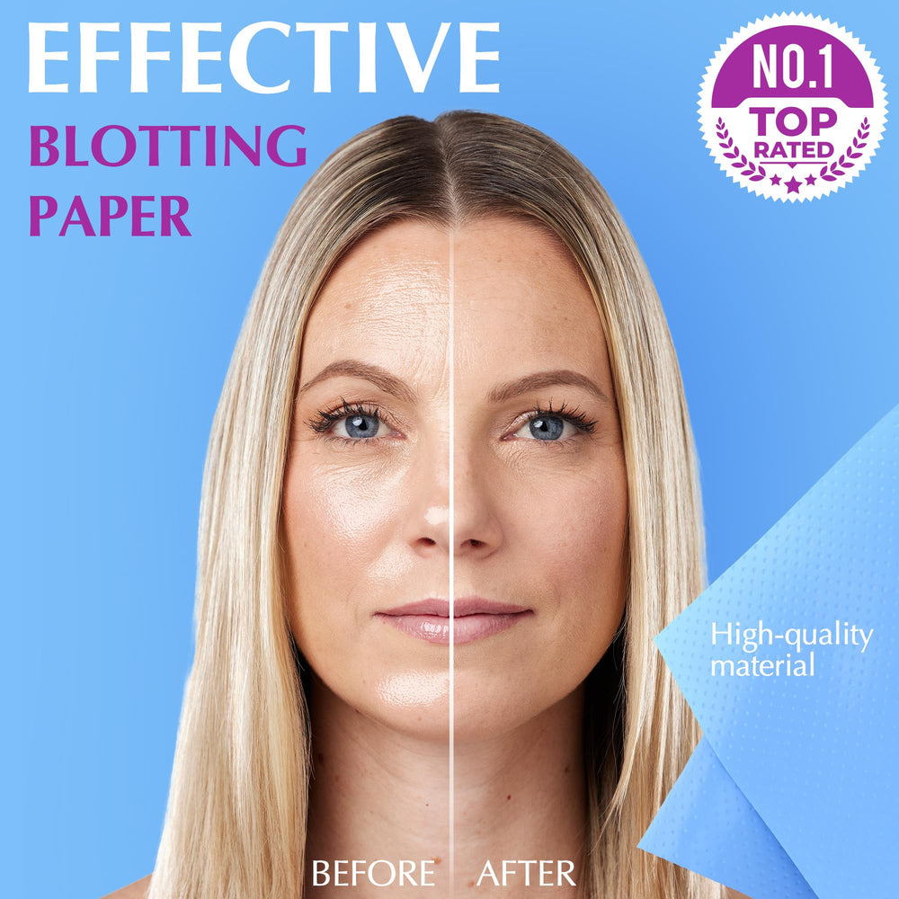 ZOROM'S blotting papers ideal for quick pat-and-dab oil removal without ruining makeup.