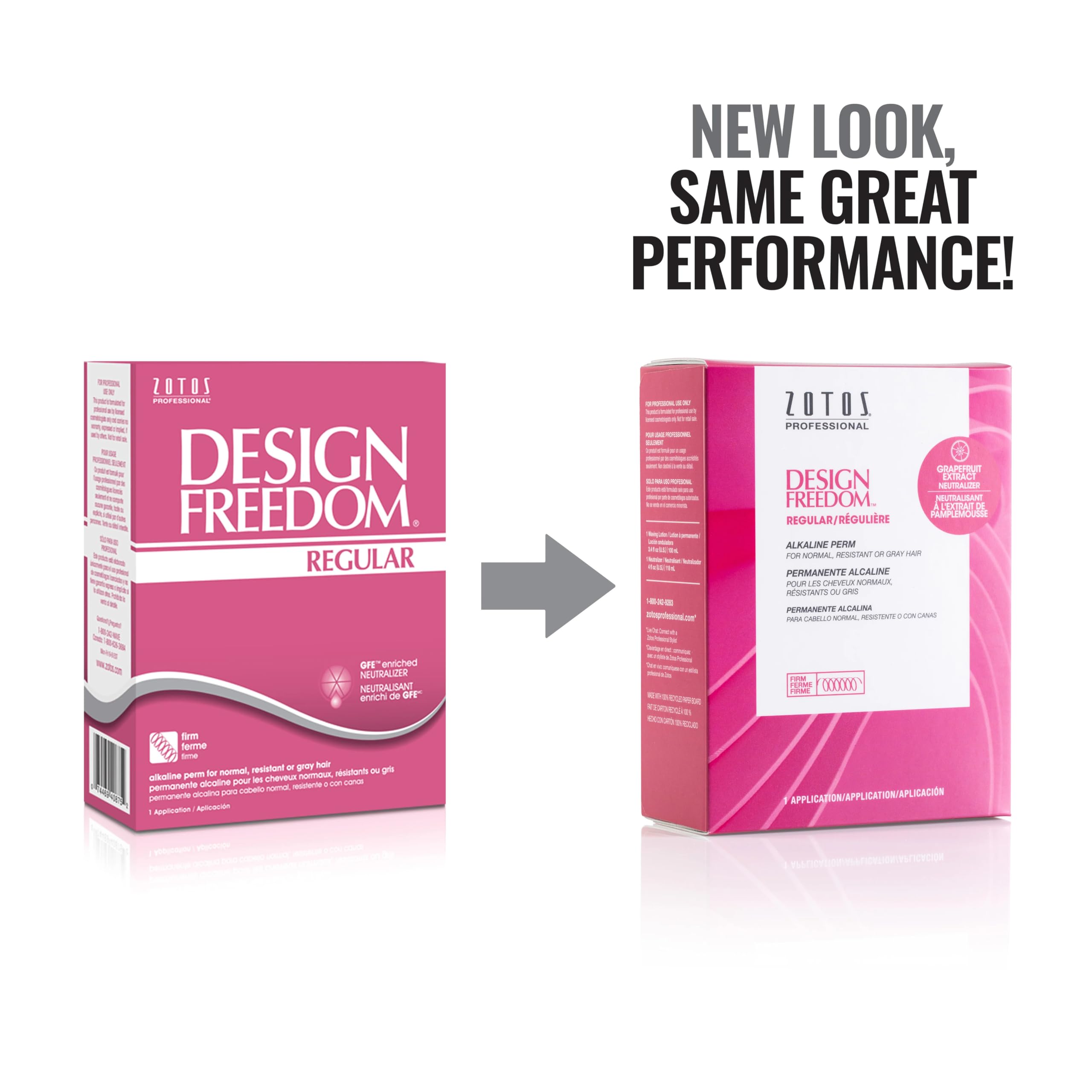 Zotos Design Freedom Regular Perm: aplicación con envoltura agua para cabello delicado
