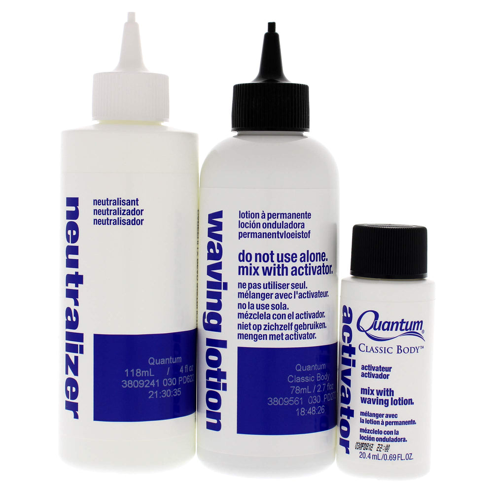 Zotos Quantum Classic Body Acid Perm application process shows even coverage