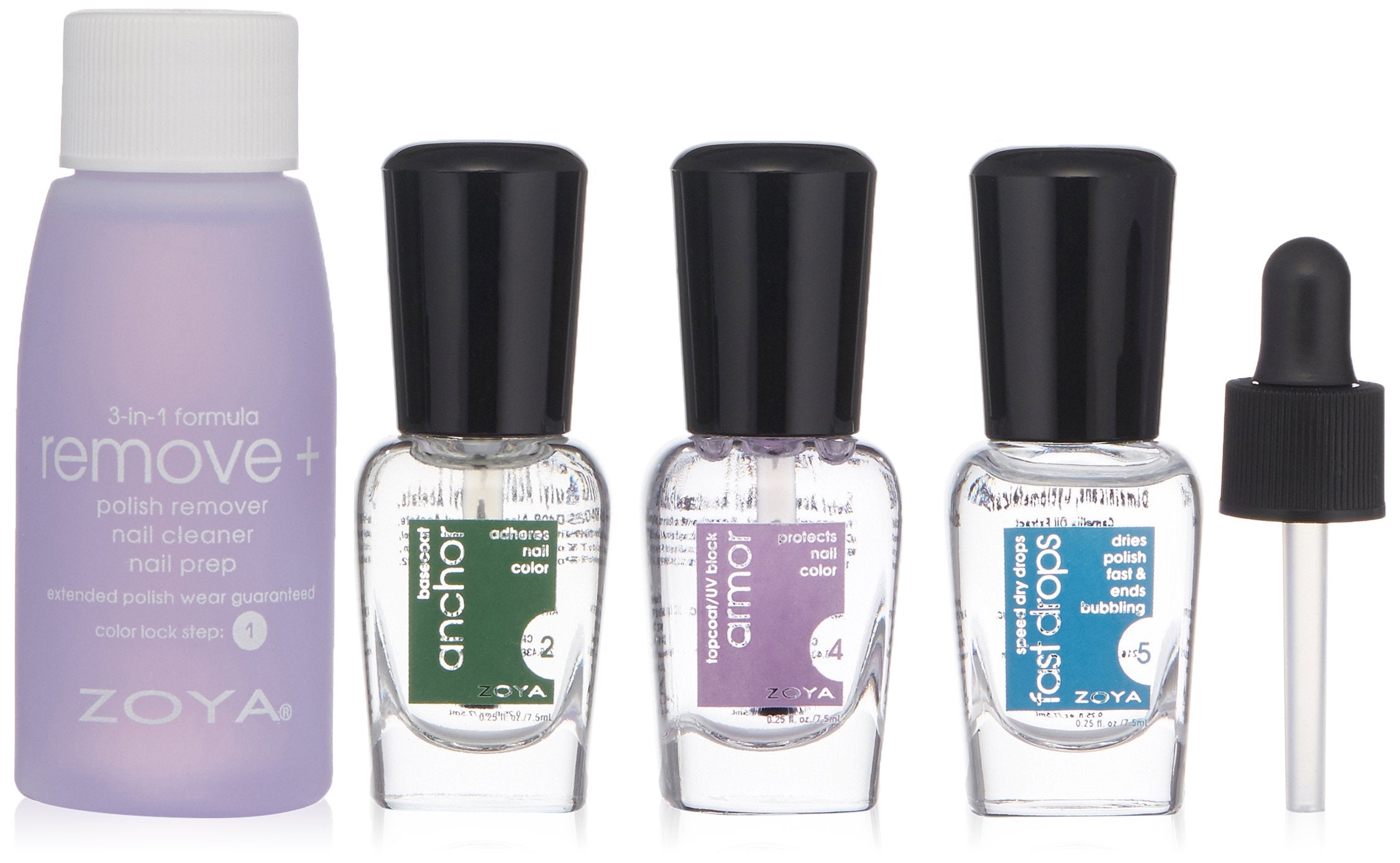 ZOYA Mini Color Lock Sistema, capa base para adherencia y protección.