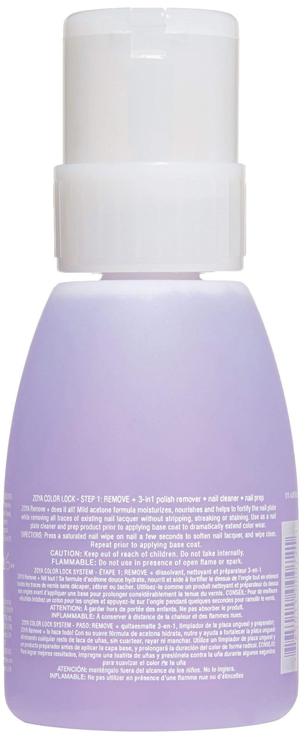 ZOYA Remove Plus prepara las uñas para color con mayor duración