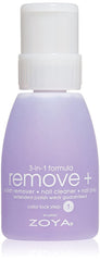 ZOYA Remove Plus quita esmalte líquido con acción suave para uñas
