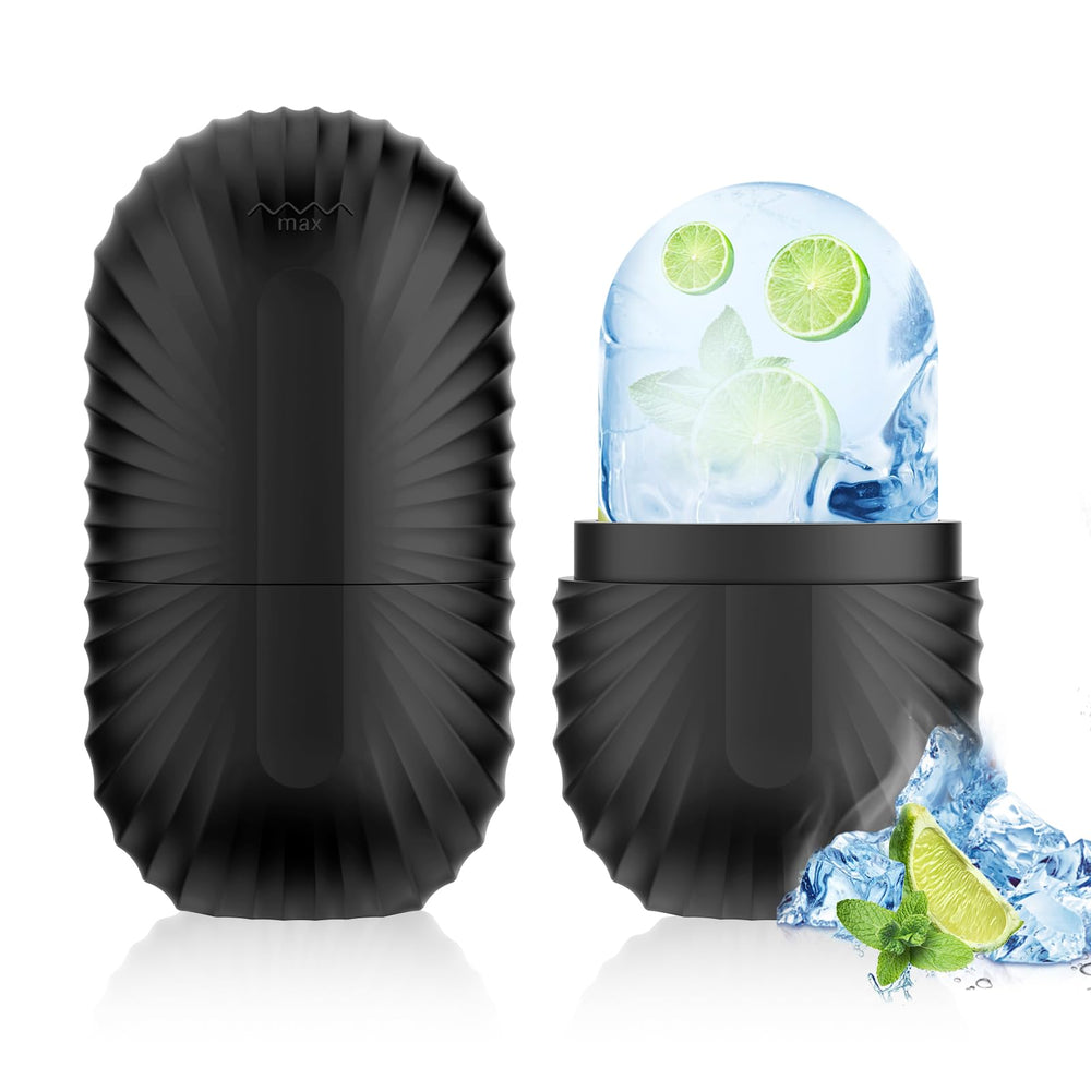 ZPU ice roller for face and eye glides smoothly to reduce puffiness.