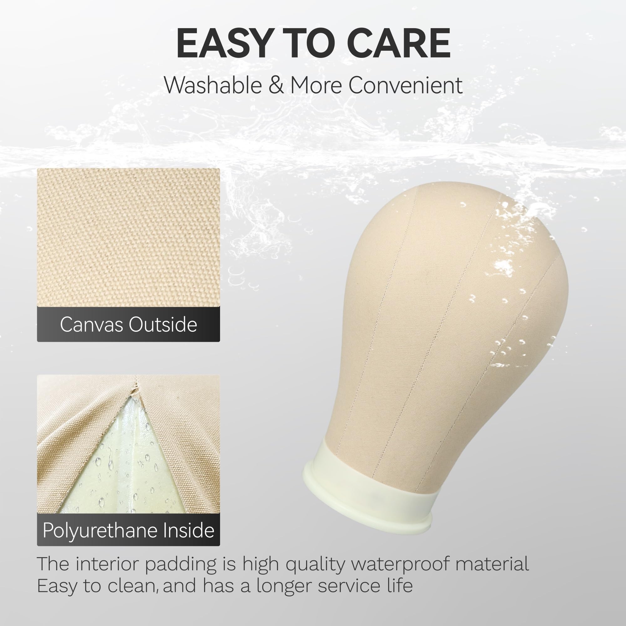 ZQIAN BEAUTY life-like manikin head for wigs.