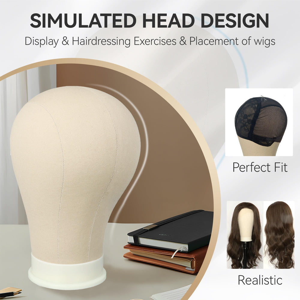 ZQIAN BEAUTY wig head with mount hole for stable clamping.