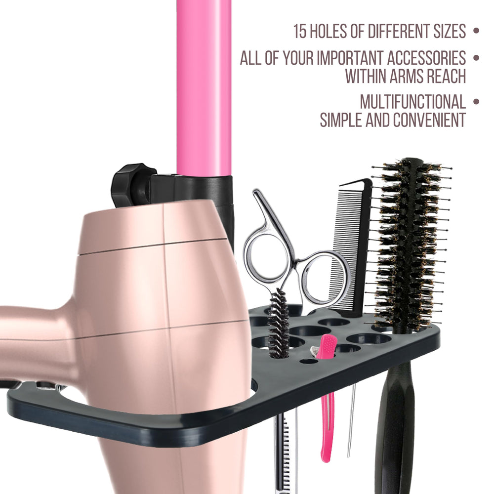 ZQIAN BEAUTY wig stand rotates 360 degrees for easy styling from every angle.