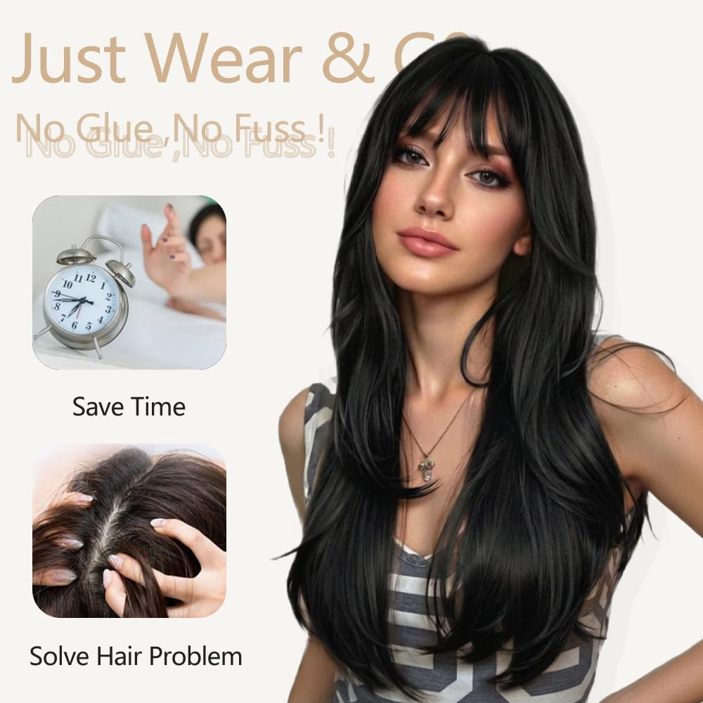 ZRLK wig with quick 3-second on-off wear.