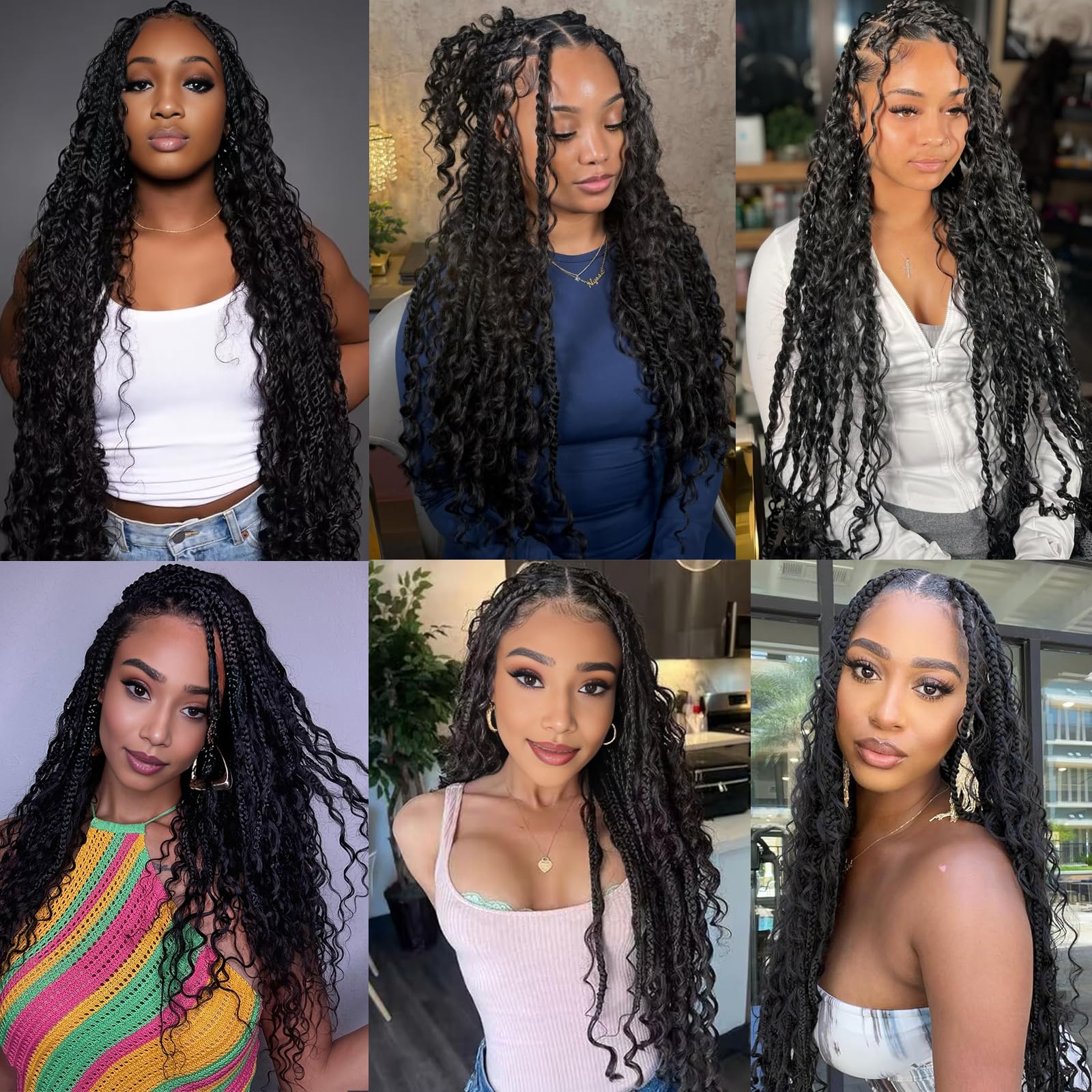 ZRQ Diverse color options support many Boho and knotless styles.