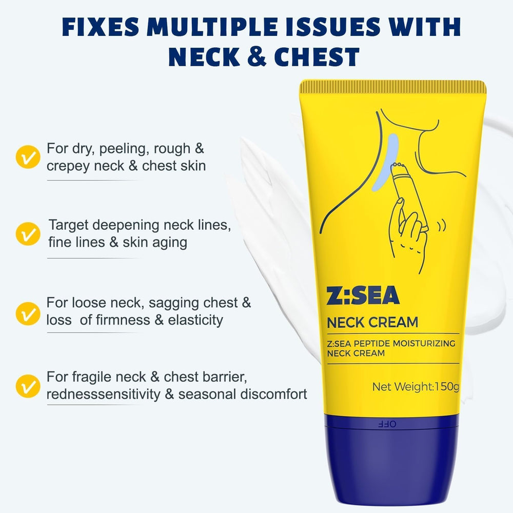 Z:SEA clean, dermatologist-friendly neck cream for sensitive skin