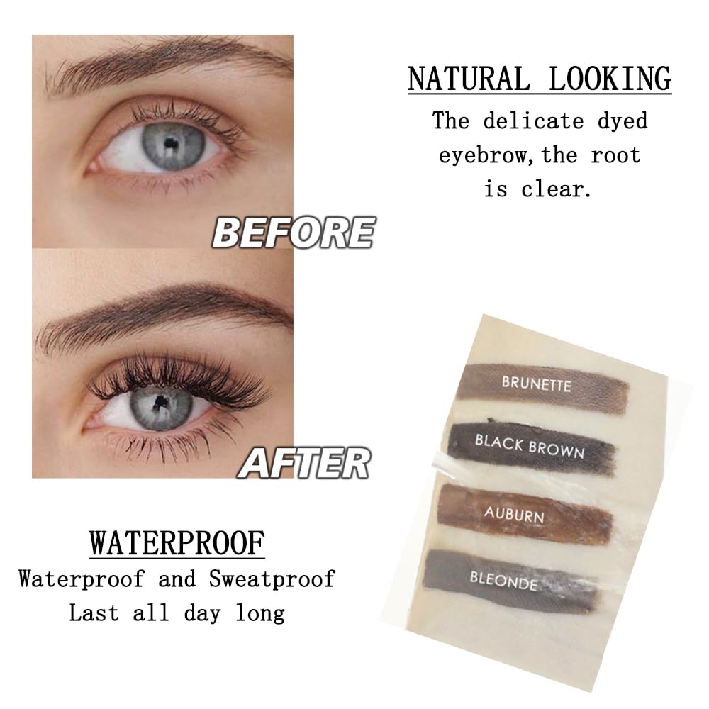 Tono natural de ZSSEMEI en negro castaño para un acabado sobrio.