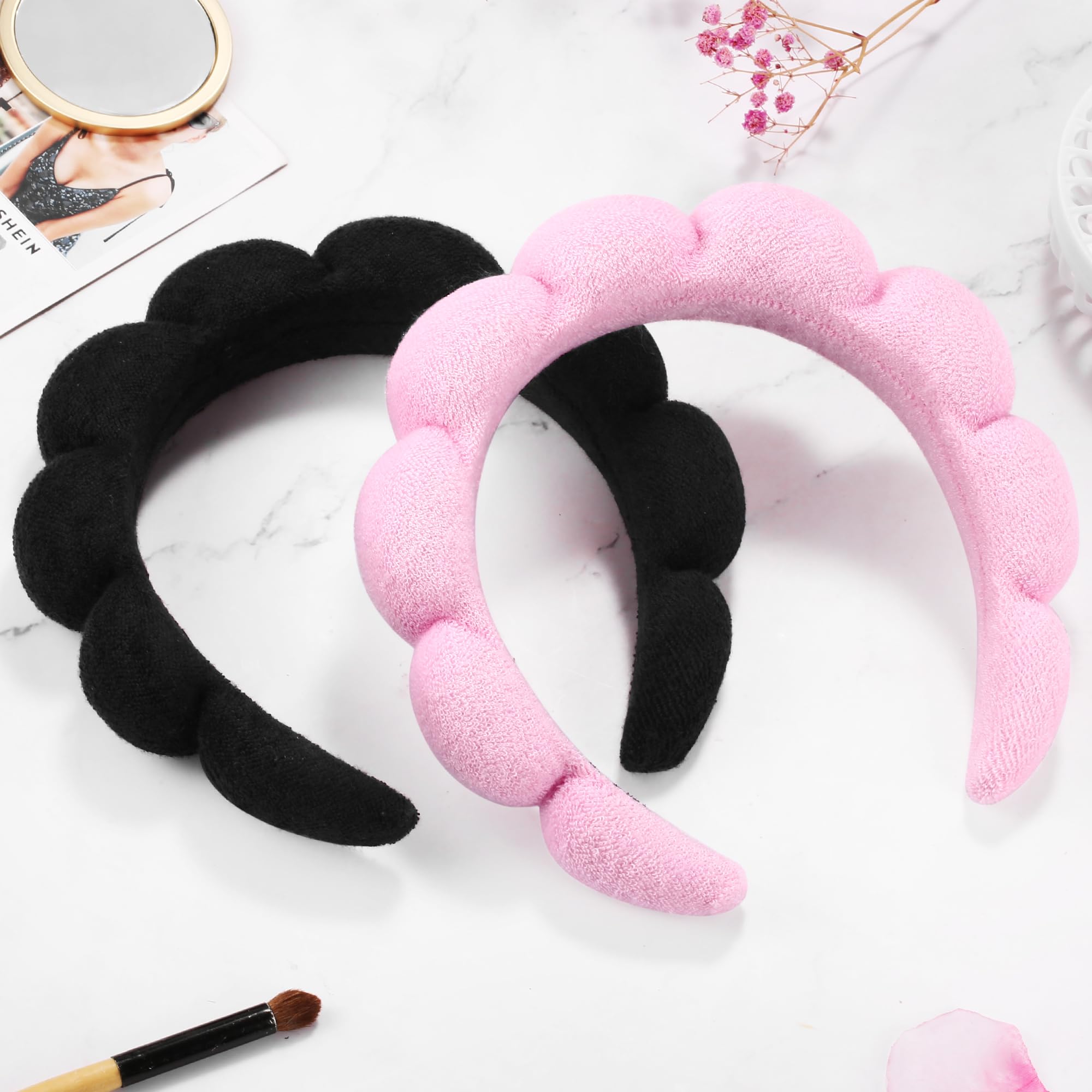 Diseño croissant suave de Ztomine para envolver el cabello sin engancharse.