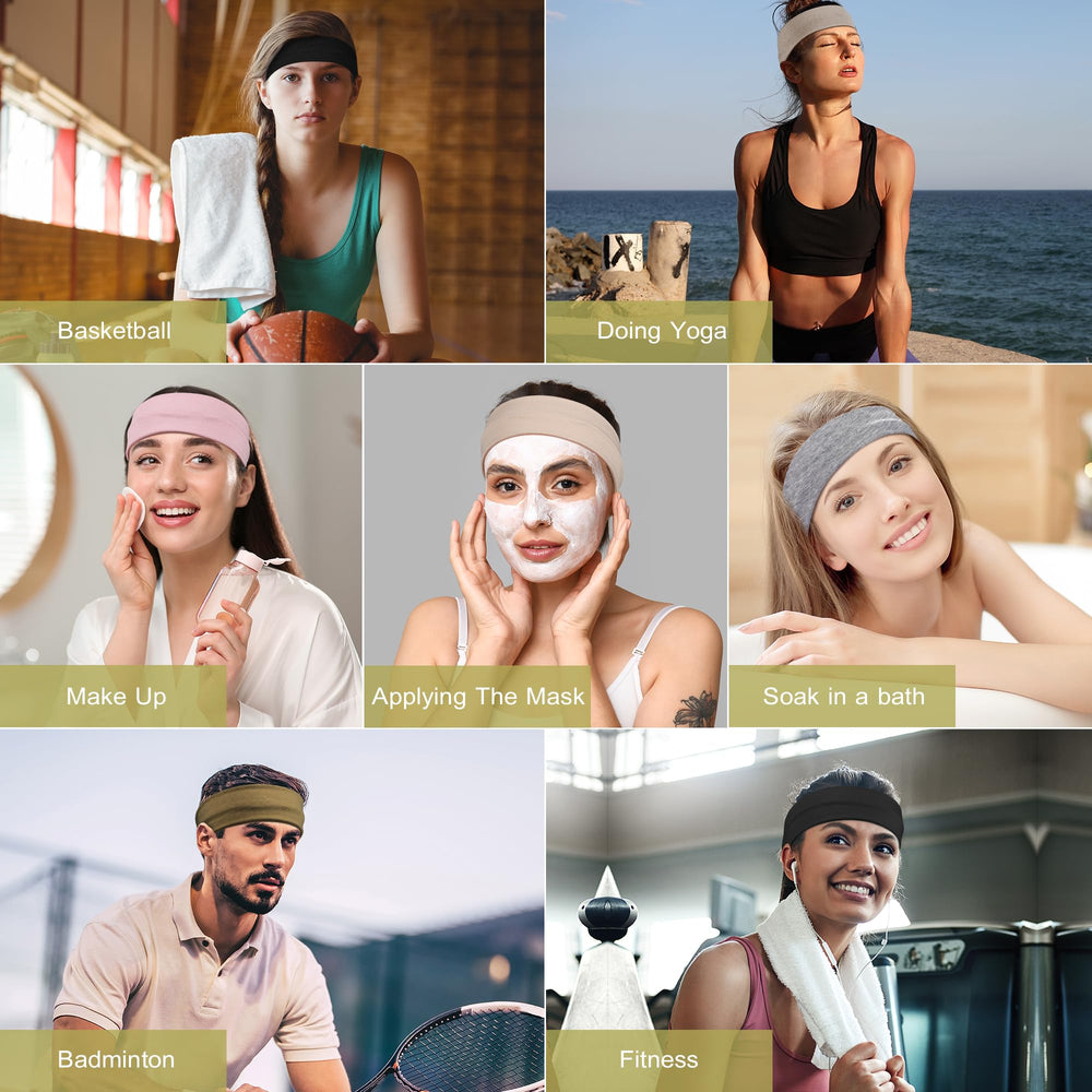 Ztomine headbands in black or gray offer sleek look and absorption
