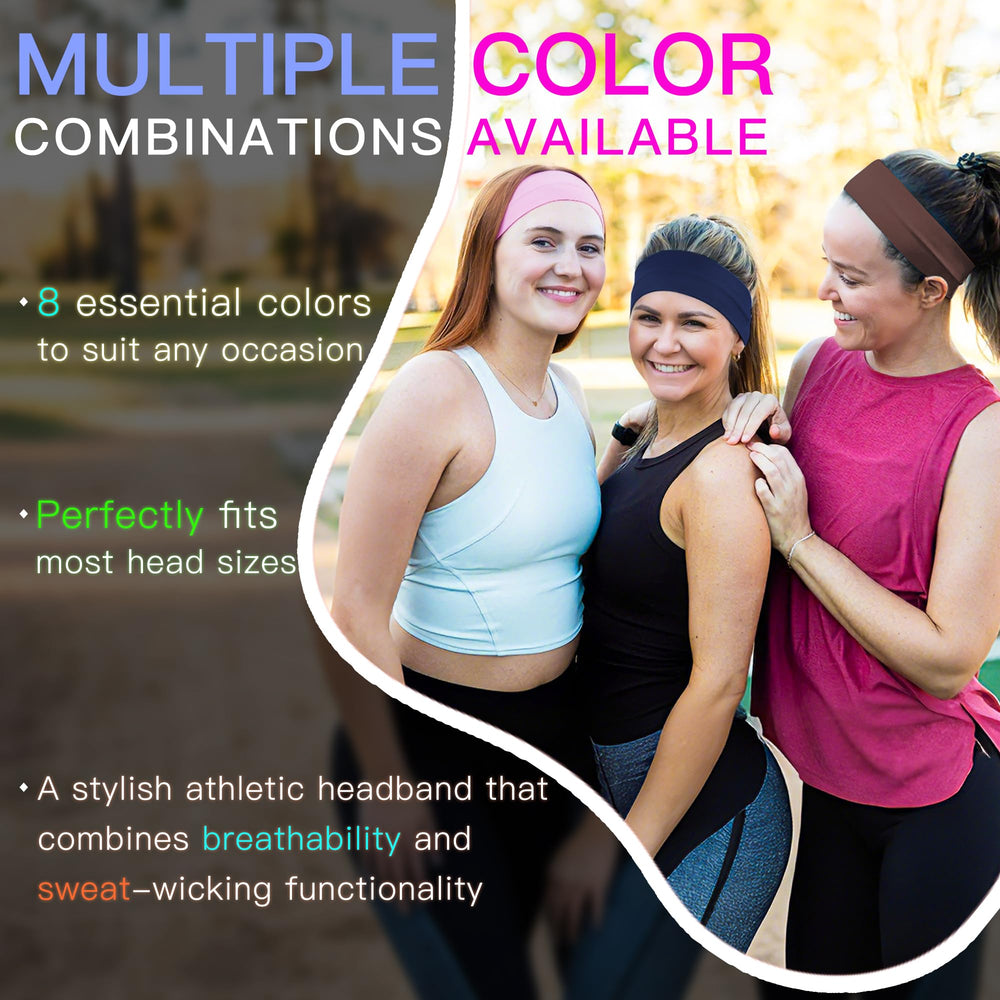 Ztomine headbands offer hair-control during workouts and daily activities.