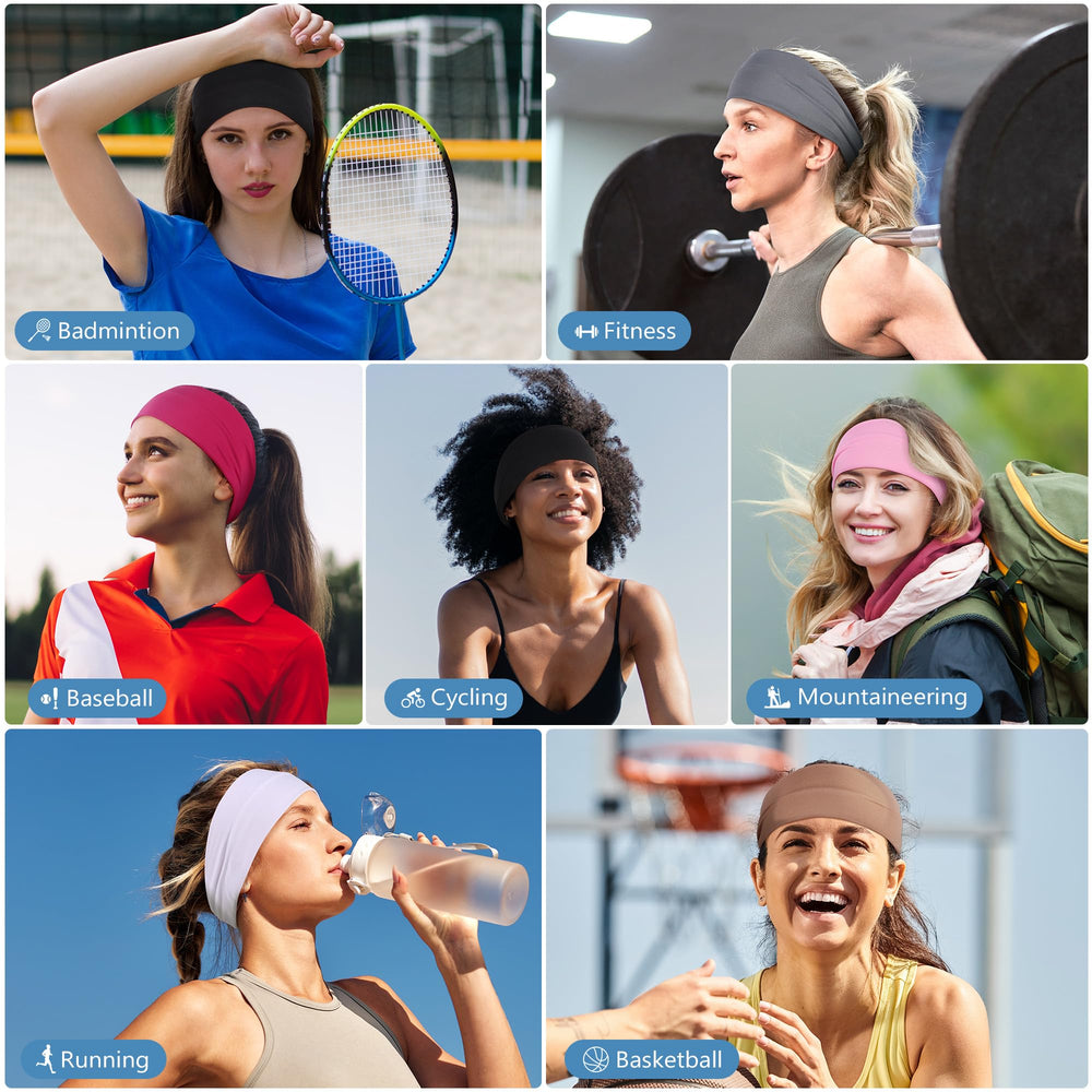 Perfectas para yoga y entrenamiento, diademas que cuidan cabello