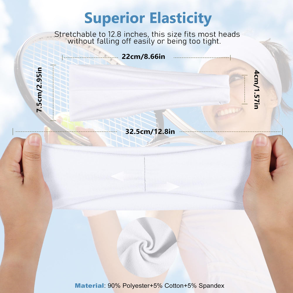 Diadema Ztomine con tejido absorbente que absorbe sudor durante ejercicios