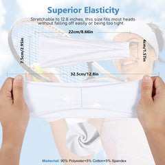 Diadema Ztomine con tejido absorbente que absorbe sudor durante ejercicios