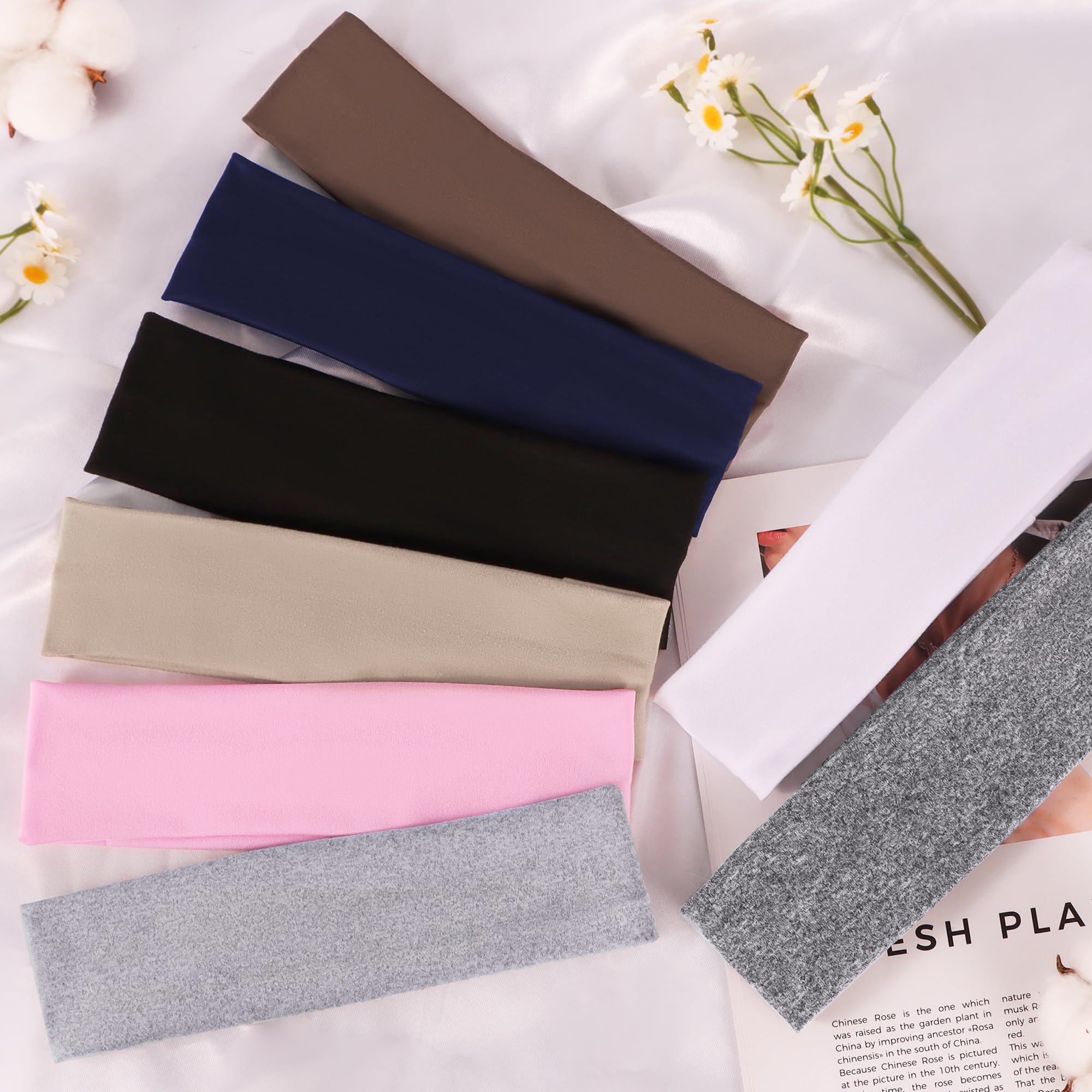 Ztomine headbands pony-tail friendly, versatile for various hairstyles.