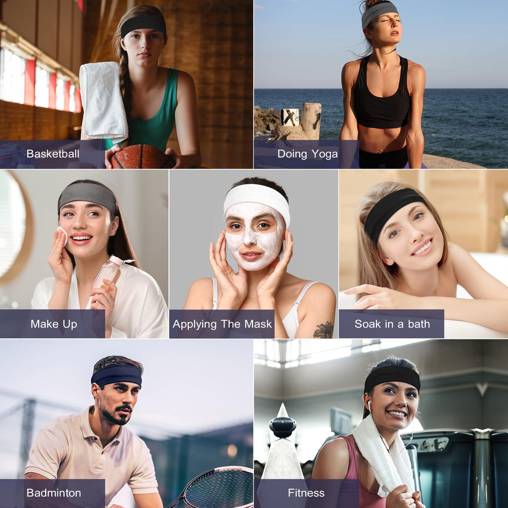 Ztomine stretchy headband offers comfy one size fits all for gym and studio