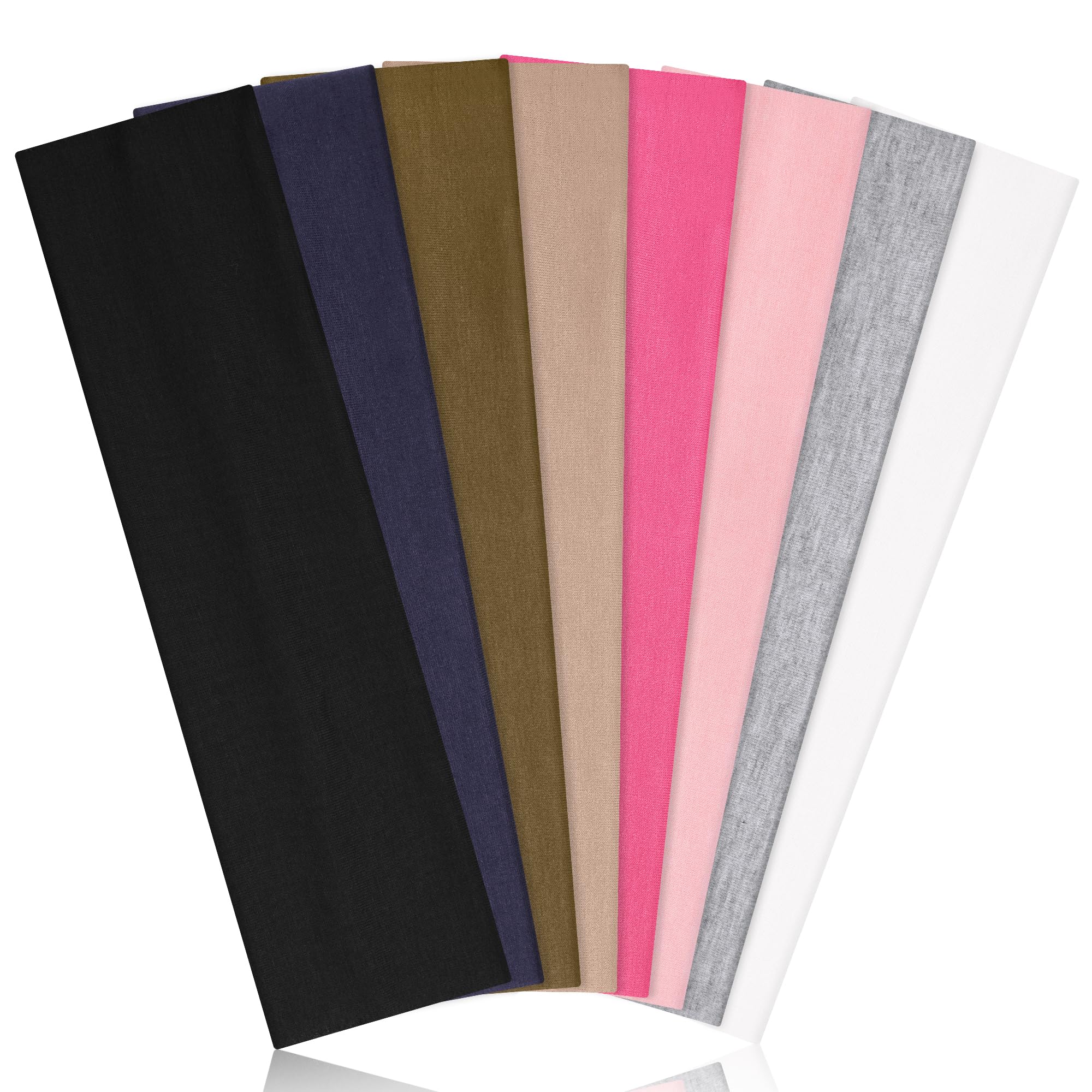 Ztomine headbands stretchy non-slip design keeps hair in place during workouts