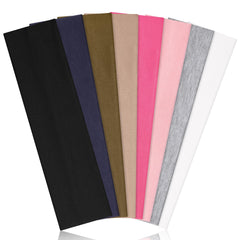Ztomine headbands stretchy non-slip design keeps hair in place during workouts