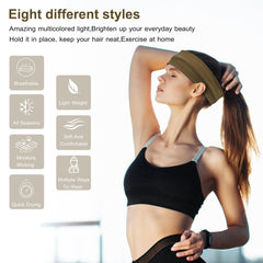 Ztomine headbands absorb sweat to prevent droplets from reaching eyes