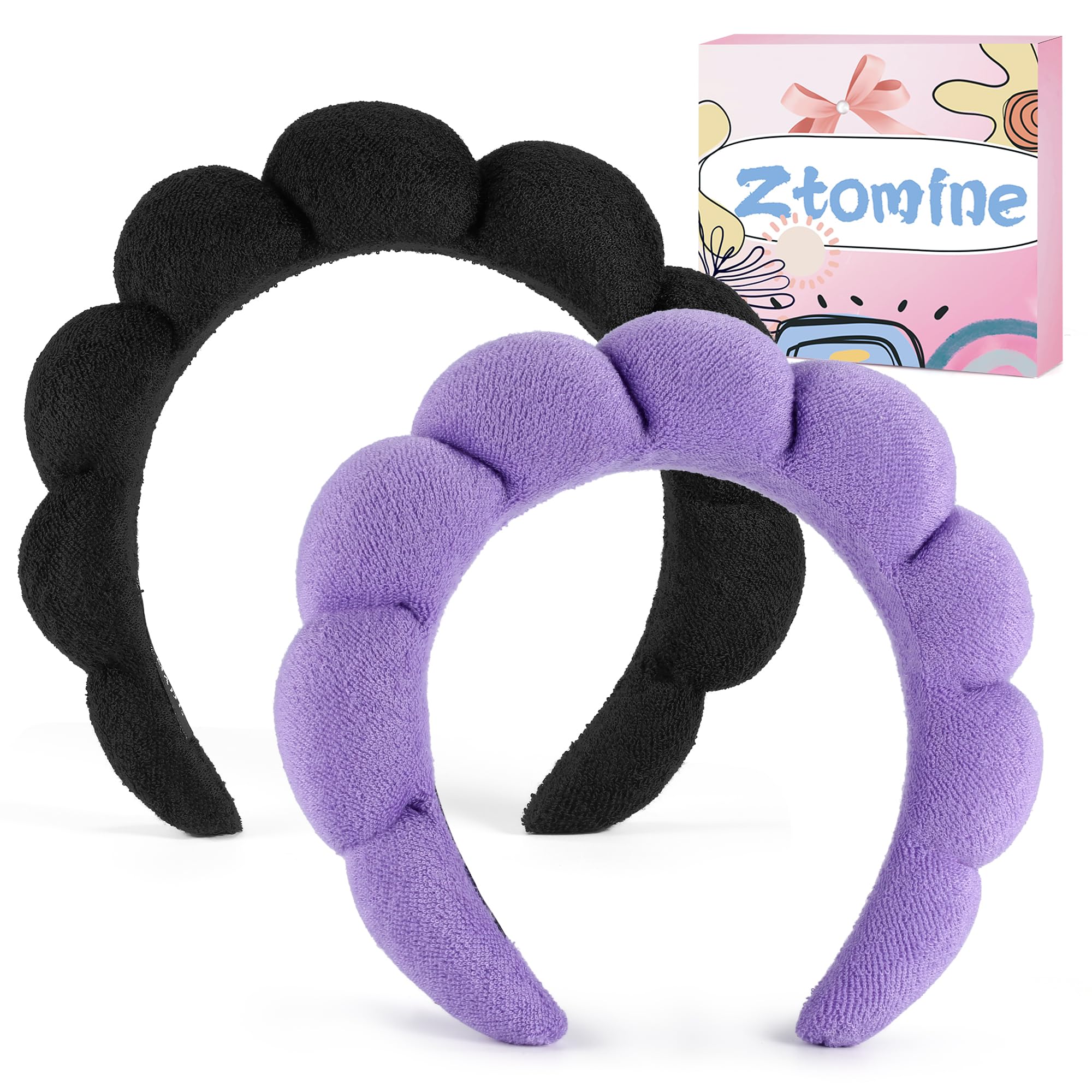 Regalo ideal de belleza Ztomine, diademas para sesiones de spa