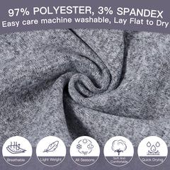 Ztomine soft cotton stretchy headband, gentle on skin for daily wear.