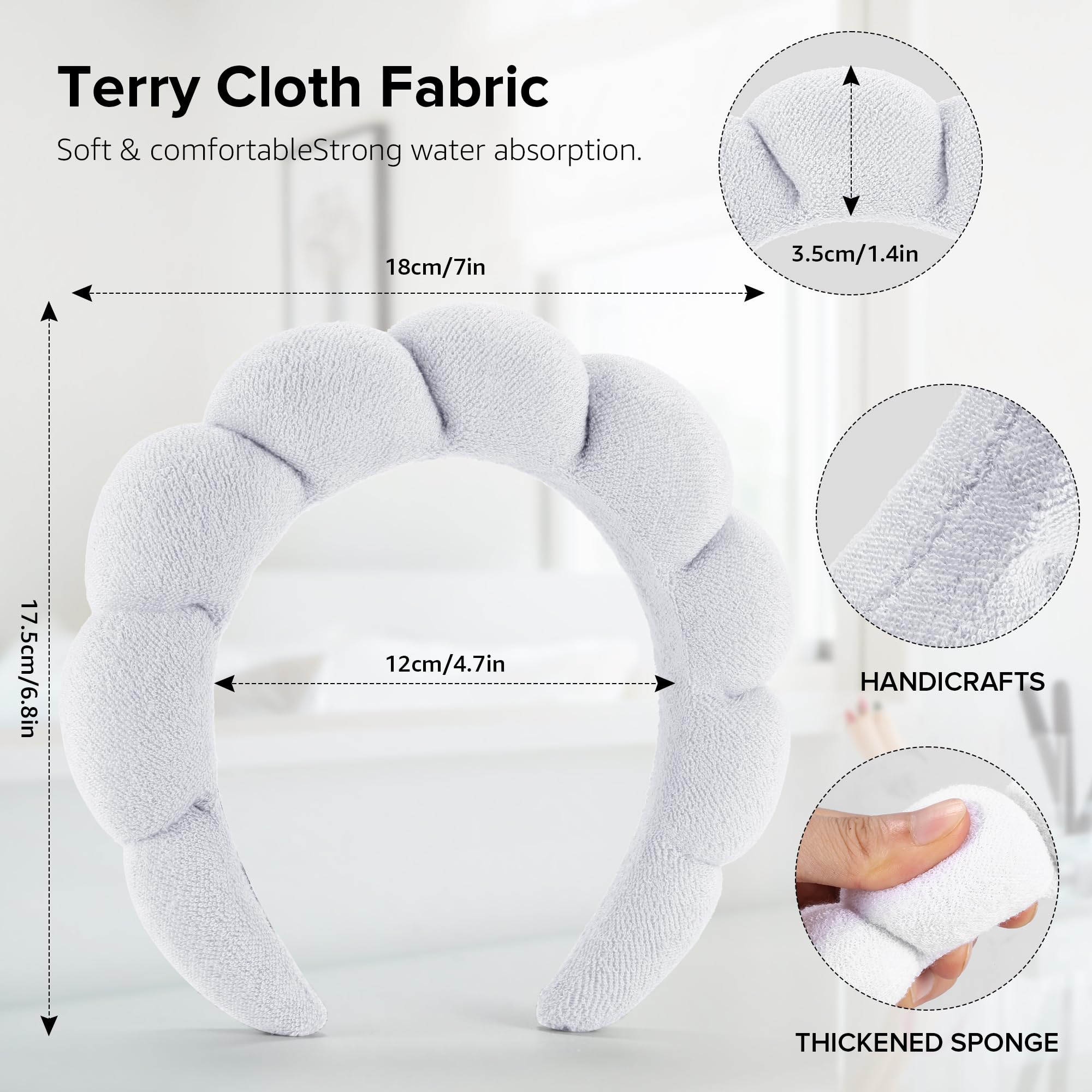 Ztomine headbands are reusable 13-inch towels for repeated use